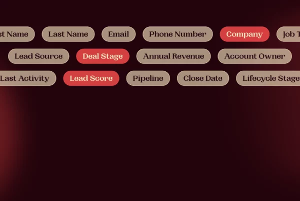 Labels with data property from CRM
