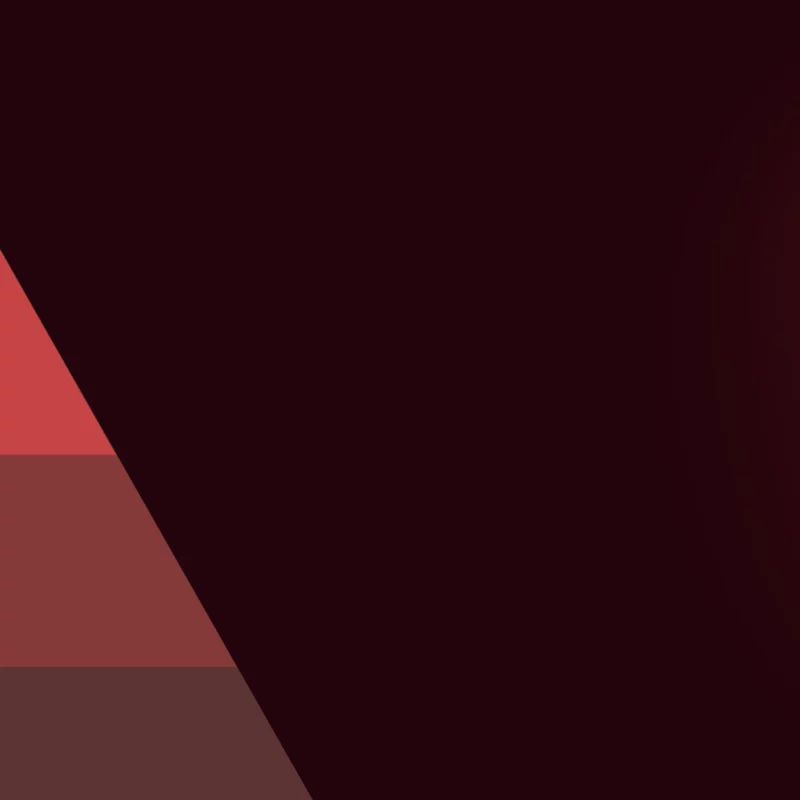 Orange pyramid with different stages